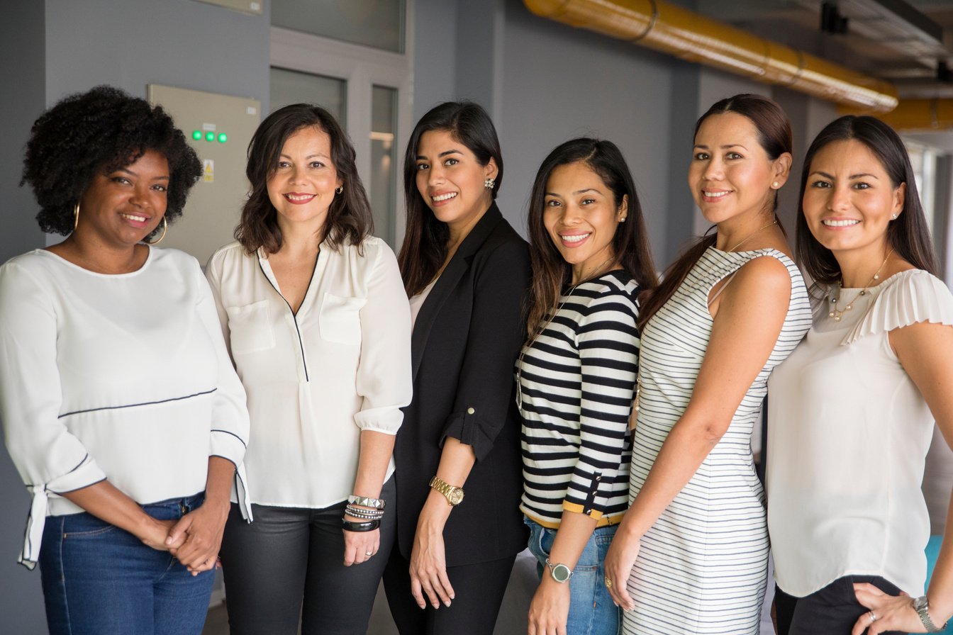 Portrait of women in office